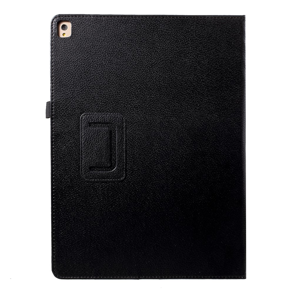Litchi Texture Smart Leather Stand Case for iPad Pro 12.9 inch - Black-4