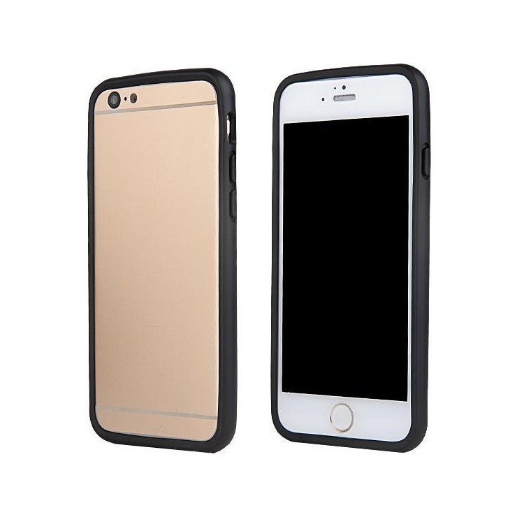 For iPhone 6s / 6 4.7 inch Backless TPU Bumper Case - Black-1