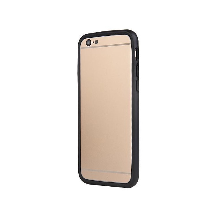 For iPhone 6s / 6 4.7 inch Backless TPU Bumper Case - Black-2