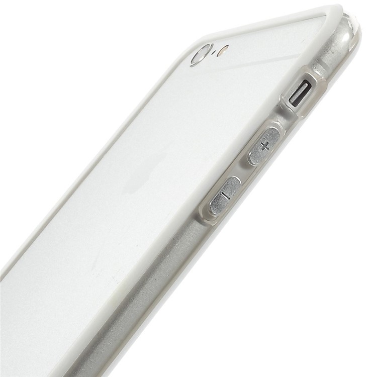 For iPhone 6 Plus / 6s Plus 5.5 Inch PC + TPU Bumper Frame - White-5