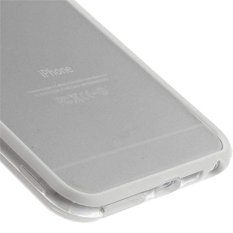 For iPhone 6 Plus / 6s Plus 5.5 Inch PC + TPU Bumper Frame - White-6