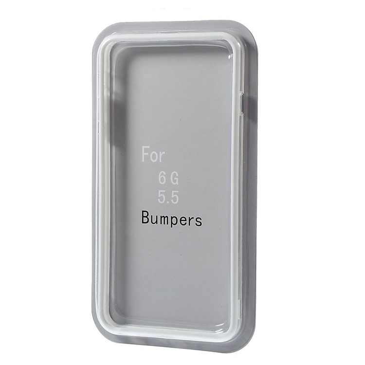For iPhone 6 Plus / 6s Plus 5.5 Inch PC + TPU Bumper Frame - White-7