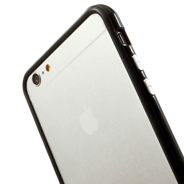 Solid Color PC + TPU Hybrid Bumper Case for iPhone 6s Plus / 6 Plus 5.5 Inch - Black-5