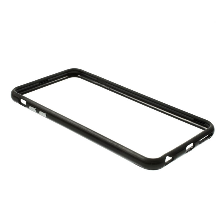 Solid Color PC + TPU Hybrid Bumper Case for iPhone 6s Plus / 6 Plus 5.5 Inch - Black-6
