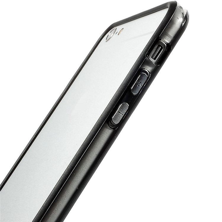 For iPhone 6s Plus / 6 Plus 5.5 Inch PC + TPU Bumper Case - Black-4