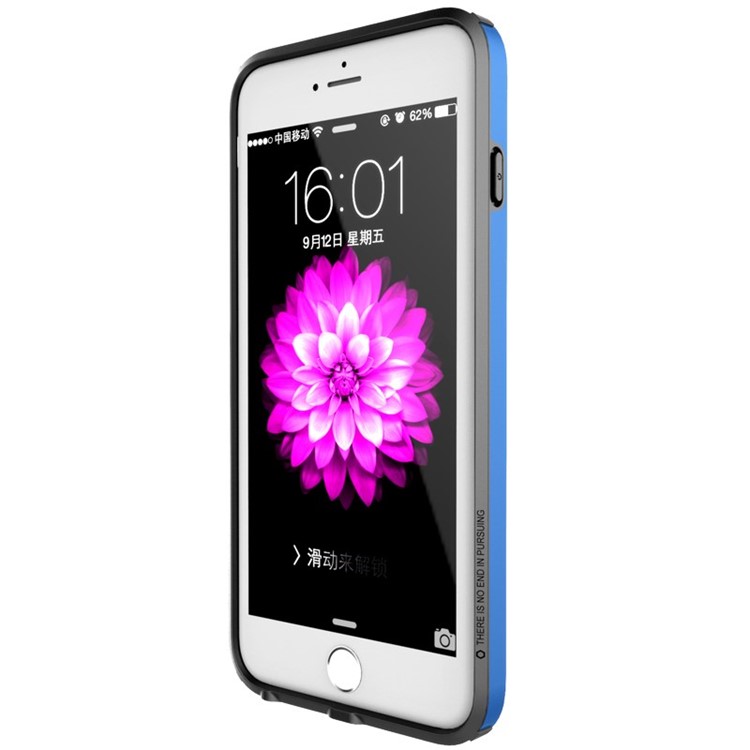 NILLKIN Armor-Border Series PC + TPU Bumper Side Rim for iPhone 6 Plus / 6s Plus 5.5 inch - Blue-5