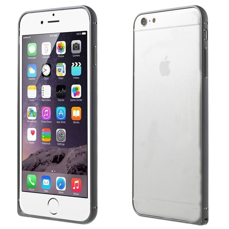 LOVE MEI for iPhone 6 Aluminum Alloy Frame Cover with Curved Edges - Silver-1