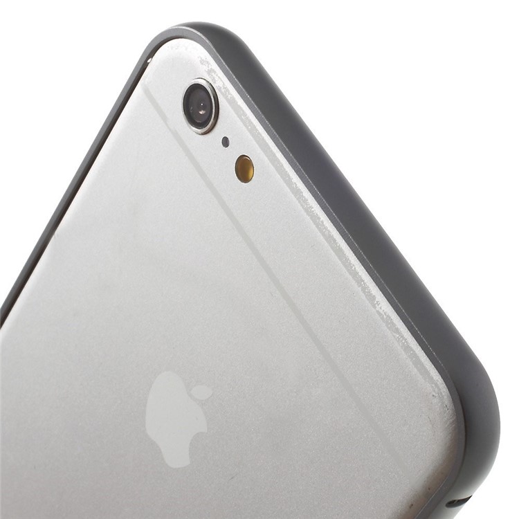 LOVE MEI for iPhone 6 Aluminum Alloy Frame Cover with Curved Edges - Silver-9
