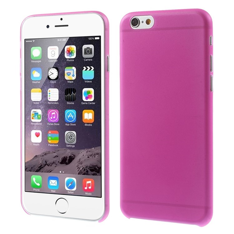 Slim 0.3mm Matte Plastic Cover for iPhone 6s / 6 4.7 inch - Rose-1