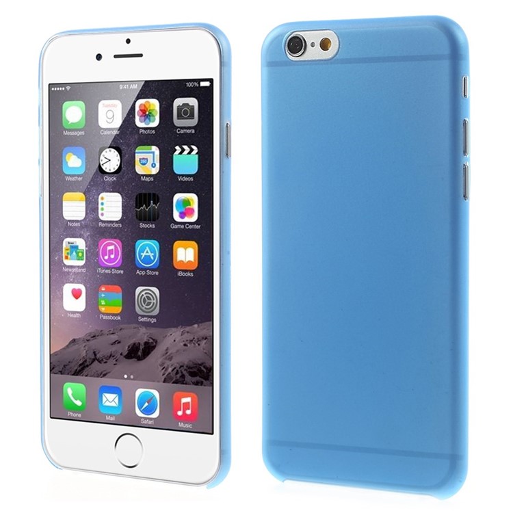 Slim 0.3mm Matte PC Hard Shell for iPhone 6s / 6 4.7 inch - Blue-1