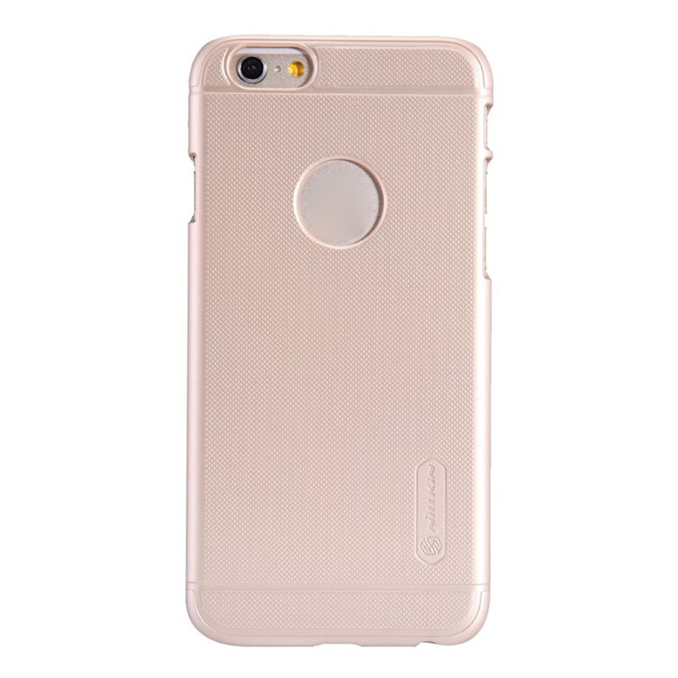 Gold Nillkin Super Frosted Shield Hard Shell for iPhone 6s / 6 4.7 inch w/ Screen Protector-1
