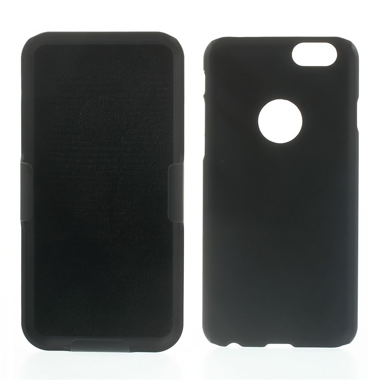 Anti-slip Stripe Slide Holster Case w/ Swivel Belt Clip Stand for iPhone 6s 6 - Black-6