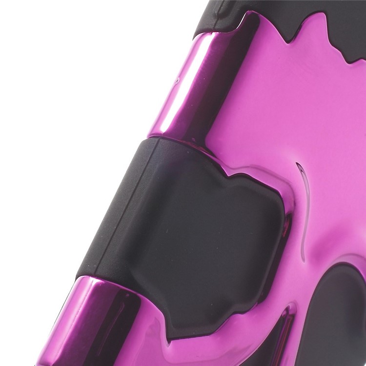 Cool Skull Pattern Electroplating PC + Silicone Hybrid Case Shell for iPhone 6 Plus / 6s Plus - Rose-8