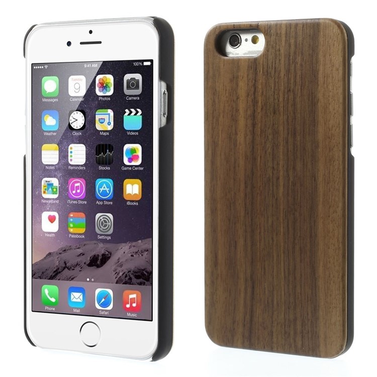 Protective Wooden Back Shell for iPhone 6 - Black Walnut-1