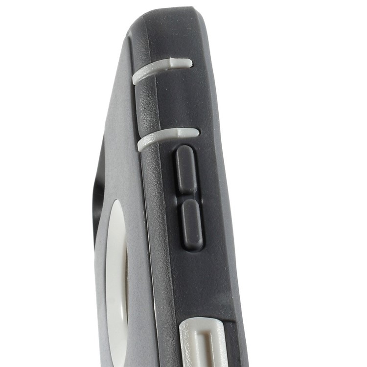 Shockproof PC + TPU Hybrid Cover w/ Swivel Belt Clip Stand for iPhone 6s 6 - Light Grey-9