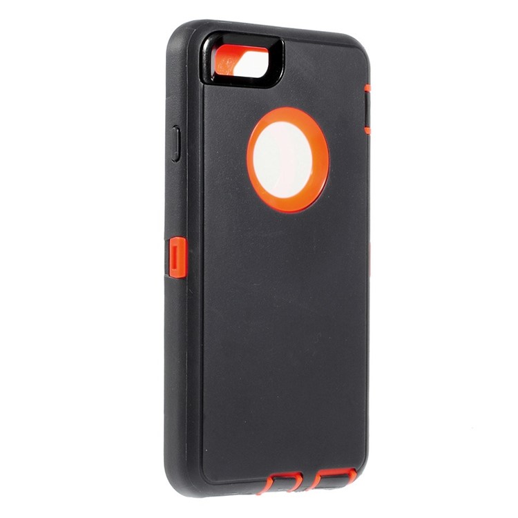 Shockproof PC + TPU Hybrid Cover w/ Swivel Belt Clip Stand for iPhone 6s 6 - Dark Grey-5