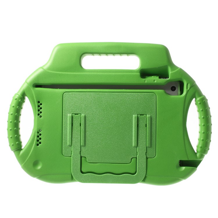 

Tape Recorder Shockproof Kids EVA Foam Handle Stand Case for iPad Mini - Green