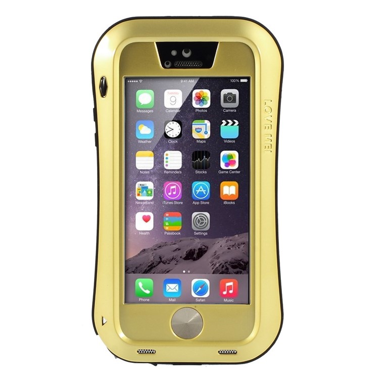 LOVE Shockproof Dropproof Dustproof Hybrid Case Shell for iPhone SE 5s 5 - Matte Gold-3