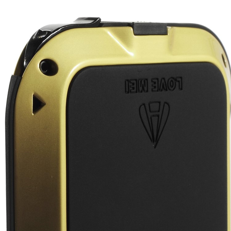 LOVE Shockproof Dropproof Dustproof Hybrid Case Shell for iPhone SE 5s 5 - Matte Gold-5