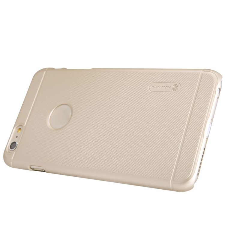 NILLKIN for iPhone 6 Plus / 6s Plus Super Frosted Shield Hard Cover w/ Screen Protector - Gold-3