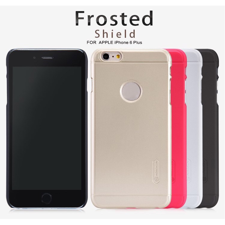 NILLKIN for iPhone 6 Plus / 6s Plus Super Frosted Shield Hard Cover w/ Screen Protector - Gold-6