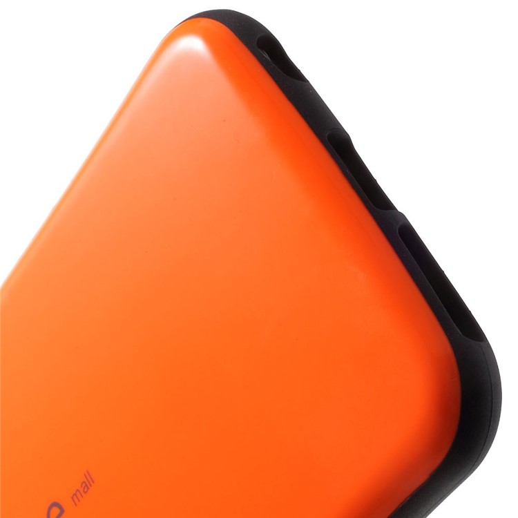 IFACE MALL for iPhone 6 Plus / 6s Plus Glossy PC + Non-slip TPU Combo Shell - Orange-5