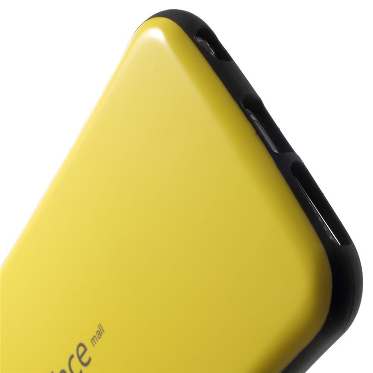 IFACE MALL Glossy PC + Non-slip TPU Combo Shell for iPhone 6 Plus / 6s Plus - Yellow-5