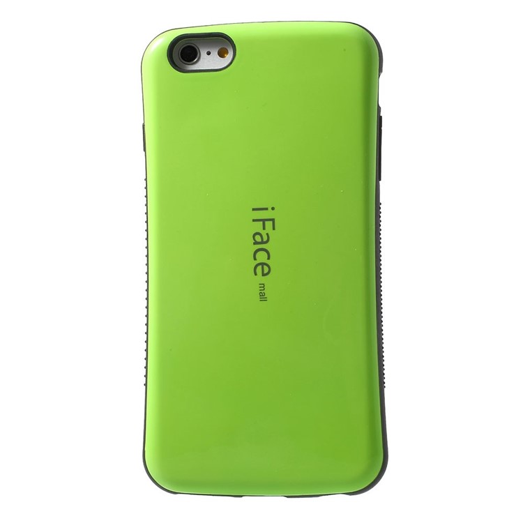 IFACE MALL Glossy PC + Non-slip TPU Case Cover for iPhone 6 Plus / 6s Plus - Green-2