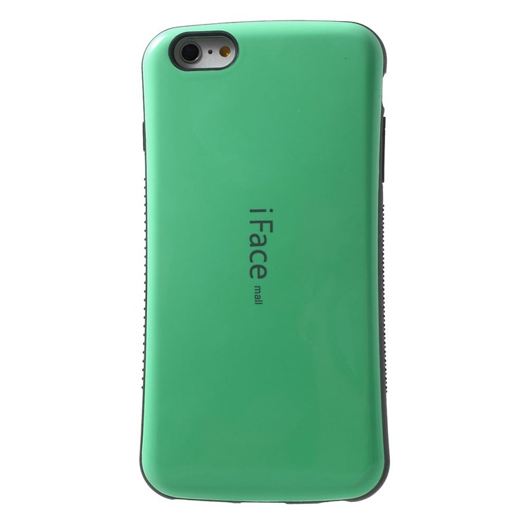 IFACE MALL Glossy PC + Non-slip TPU Combo Cover for iPhone 6 Plus / 6s Plus - Mint Green-2