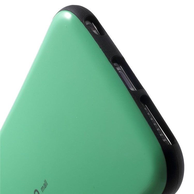 IFACE MALL Glossy PC + Non-slip TPU Combo Cover for iPhone 6 Plus / 6s Plus - Mint Green-7