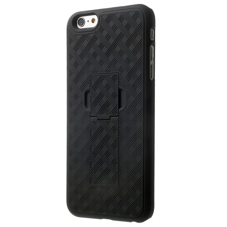Checker Design Anti-slip Belt Clip Holster Hard Plastic Case for iPhone 6 Plus / 6s Plus-6