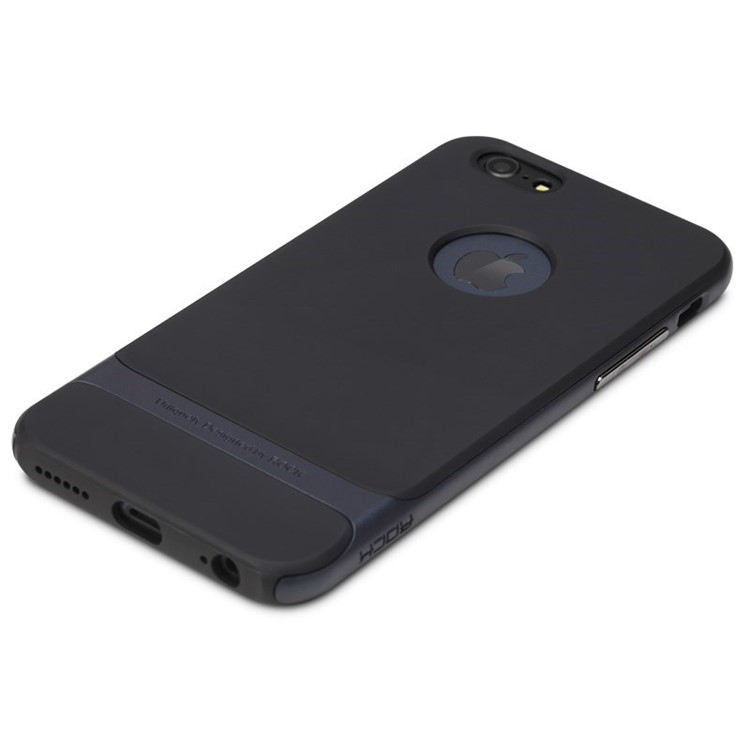 ROCK for iPhone 6 Plus 5.5 inch Royce Series PC + TPU Combo Cover - Dark Blue-1