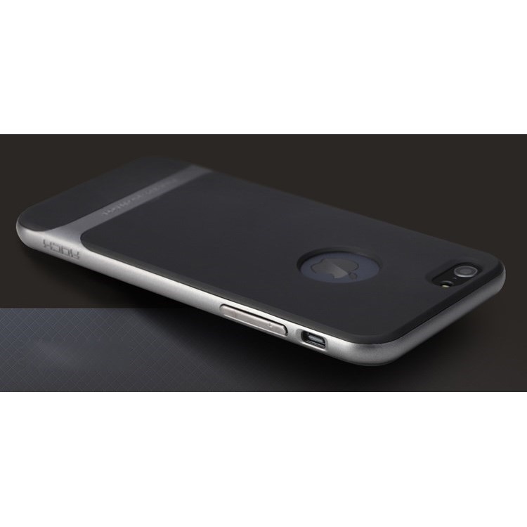 ROCK for iPhone 6 Plus 5.5 inch Royce Series PC + TPU Combo Cover - Dark Blue-3