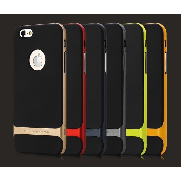 ROCK for iPhone 6 Plus 5.5 inch Royce Series PC + TPU Combo Cover - Dark Blue-6