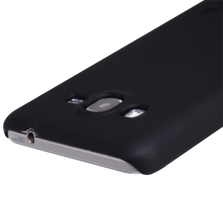 NILLKIN Super Frosted Shield Plastic Case for Samsung Galaxy Grand Prime G530 w/ Screen Film - Black-4