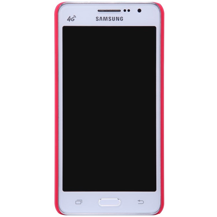 NILLKIN Super Frosted Shield Plastic Case for Samsung Galaxy Grand Prime G530 - Red-2