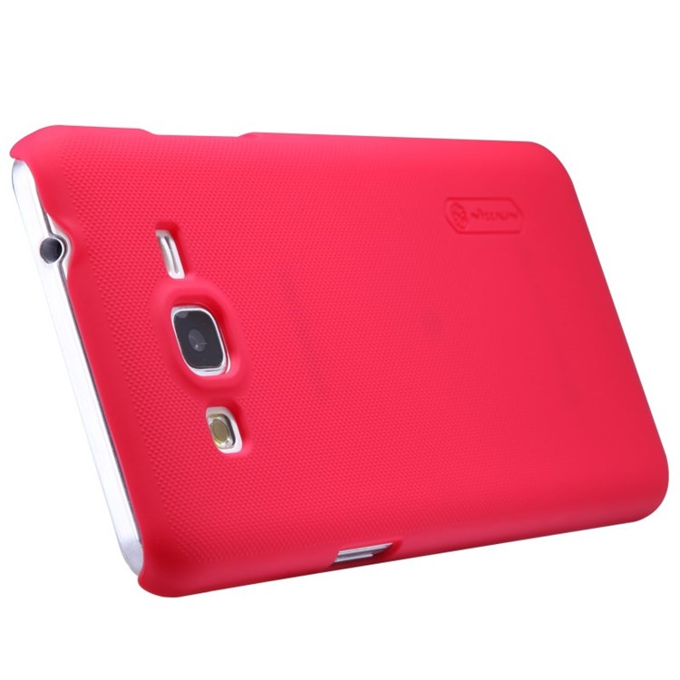 NILLKIN Super Frosted Shield Plastic Case for Samsung Galaxy Grand Prime G530 - Red-3