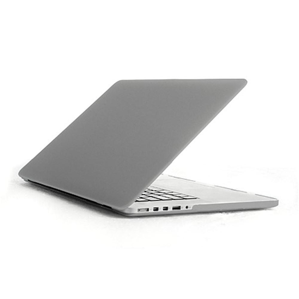 ENKAY Matte PC Full Body Case + Keyboard Film + Anti-dust Plugs for MacBook Pro 13.3" Retina A1425 - Grey-2
