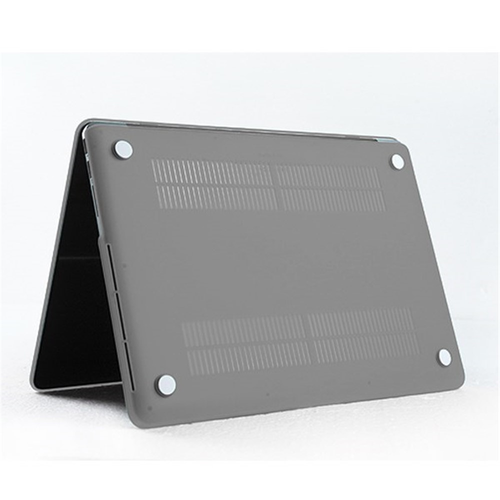 ENKAY Matte PC Full Body Case + Keyboard Film + Anti-dust Plugs for MacBook Pro 13.3" Retina A1425 - Grey-4