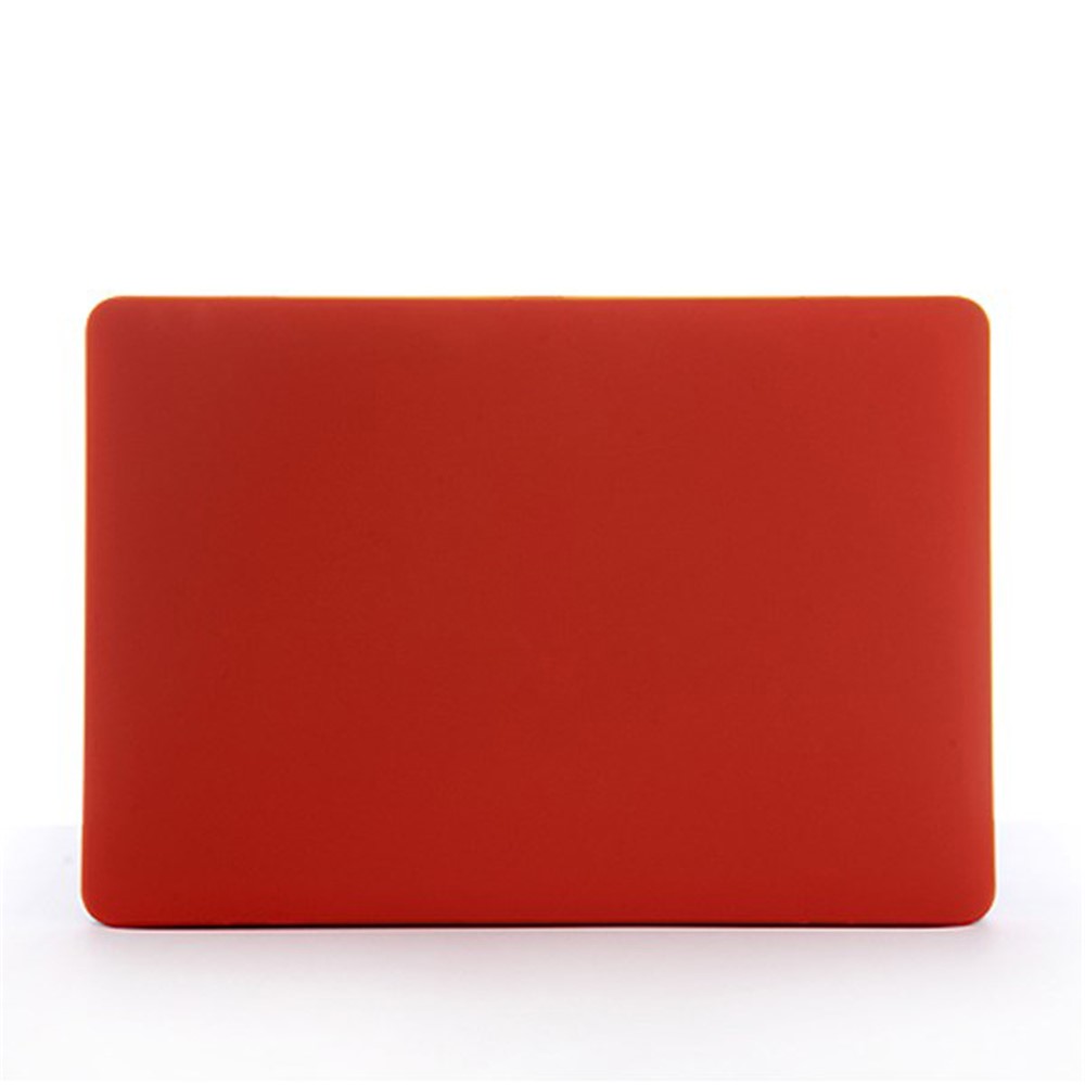 ENKAY Matte PC Full Body Cover + Keyboard Film + Anti-dust Plugs for MacBook Pro 13.3" Retina A1425 - Red-3