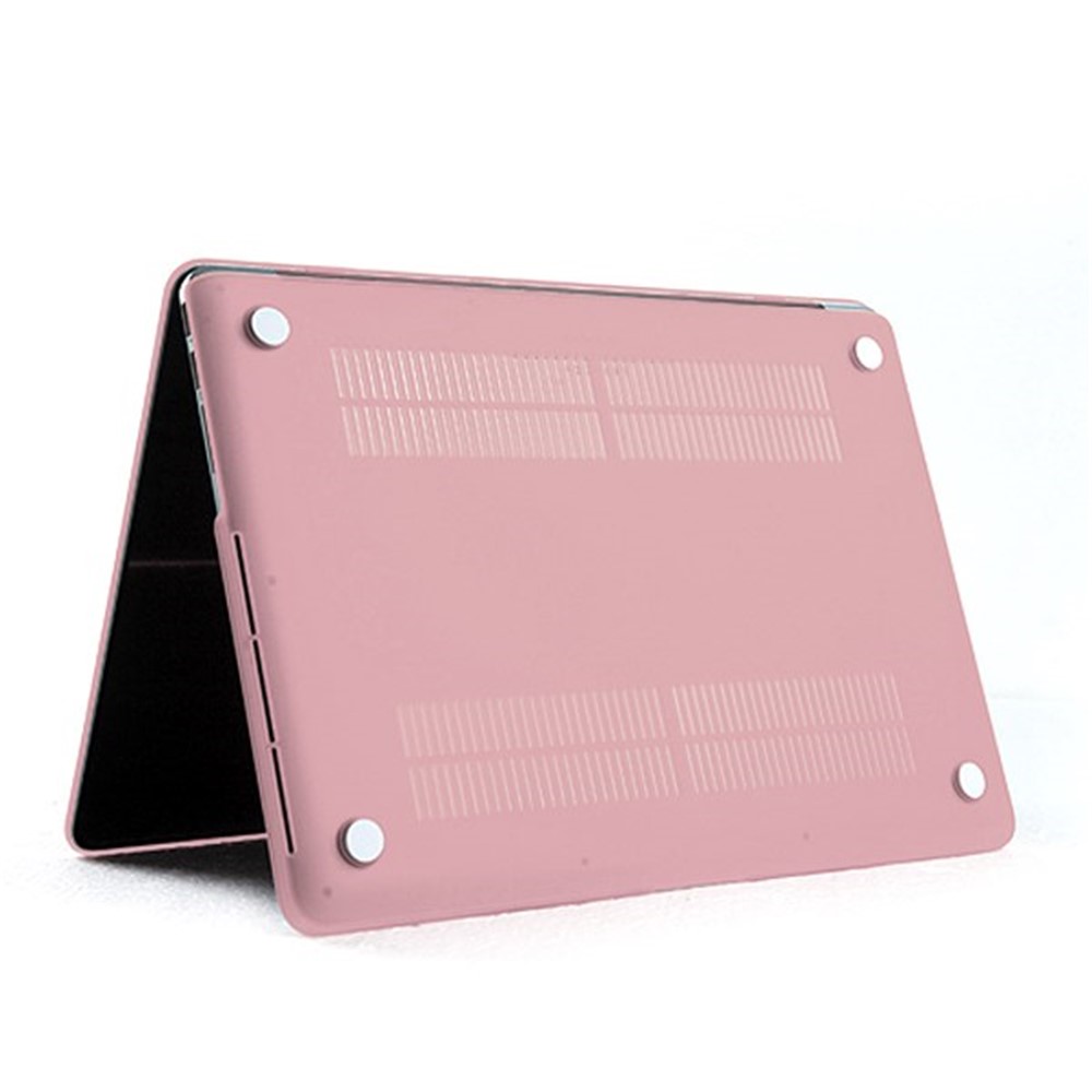 ENKAY Matte PC Full Body Cover + Keyboard Film + Anti-dust Plugs for MacBook Pro 13.3" Retina A1425 - Pink-4