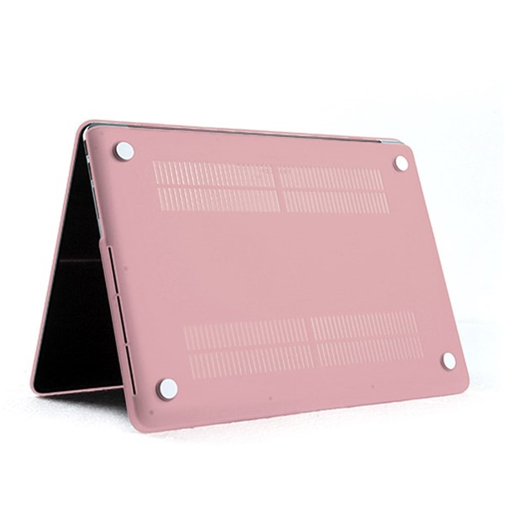 Enkay Hat Prince Matte PC Tampa de Corpo Inteiro + Filme do Teclado + Plugues Anti-poeira Para MacBook Pro 13.3 "retina A1425 - Rosa-4