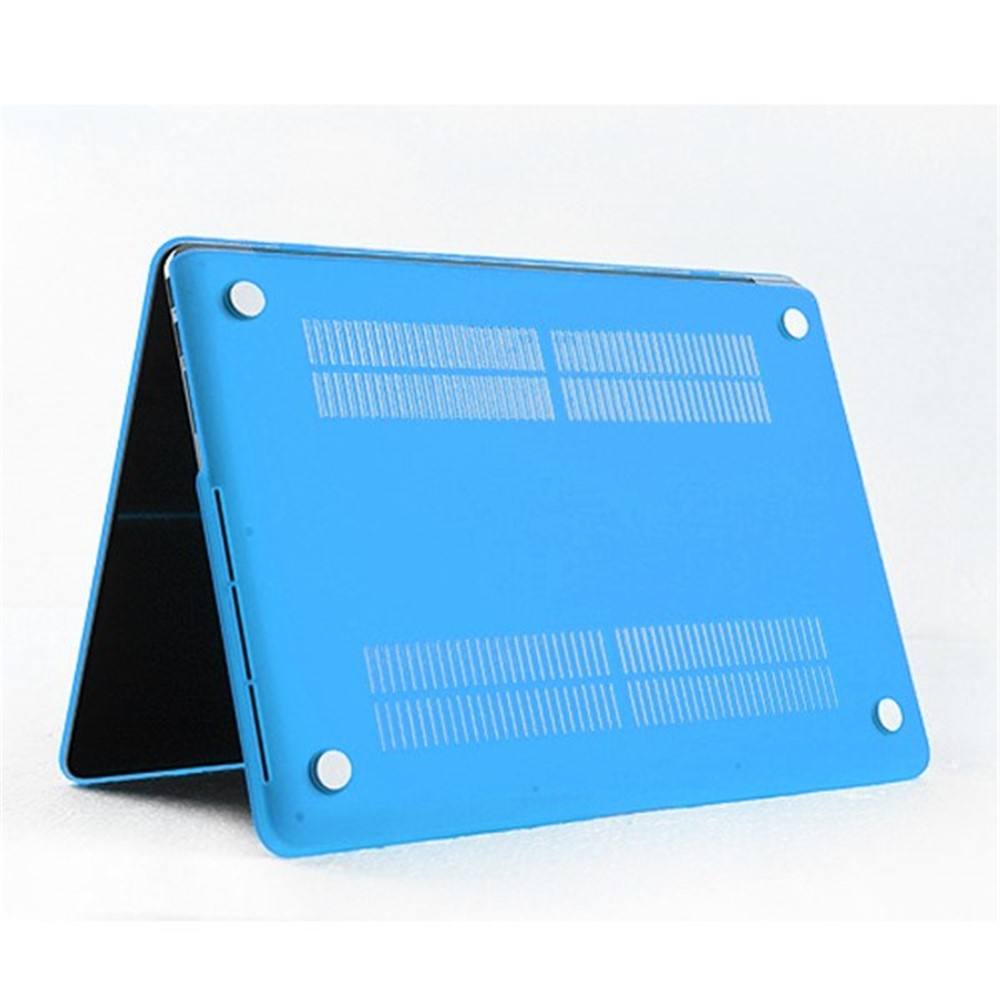 ENKAY for MacBook Pro 13.3" Retina A1425 Matte PC Protective Case + Keyboard Film + Anti-dust Plugs - Baby Blue-4
