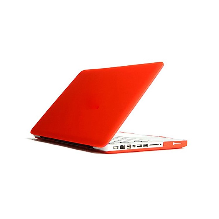 Red ENKAY Matte PC Protective Case + Keyboard Film + Anti-dust Plugs for MacBook Pro 13.3" A1278-2