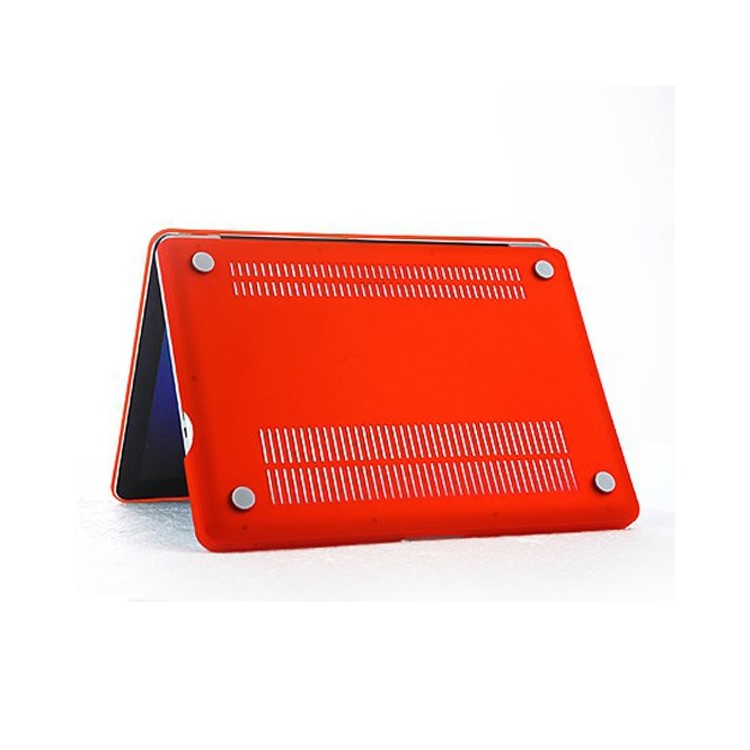 Red ENKAY Matte PC Protective Case + Keyboard Film + Anti-dust Plugs for MacBook Pro 13.3" A1278-4