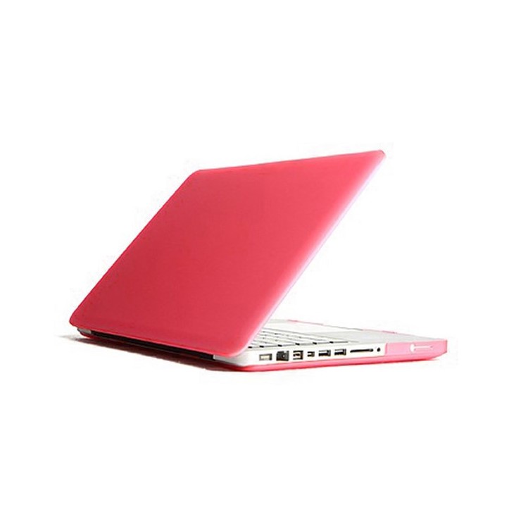 Pink ENKAY Matte PC Protective Case + Keyboard Film + Anti-dust Plugs for MacBook Pro 13.3" A1278-2