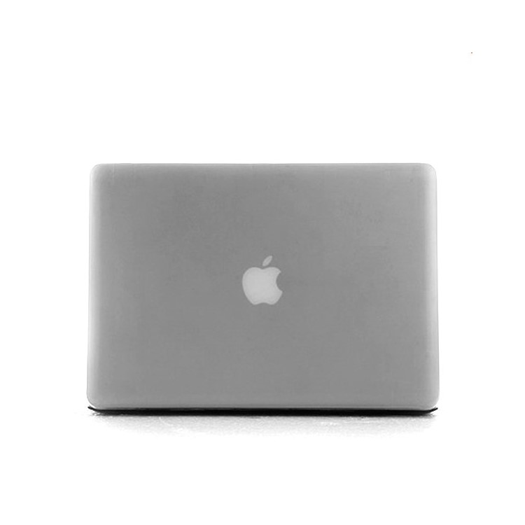 ENKAY Matte Plastic Front & Back Cover for Macbook Air 13.3 Inch w/ TPU Key Board Protector + Anti-dust Plugs - Transparent-3