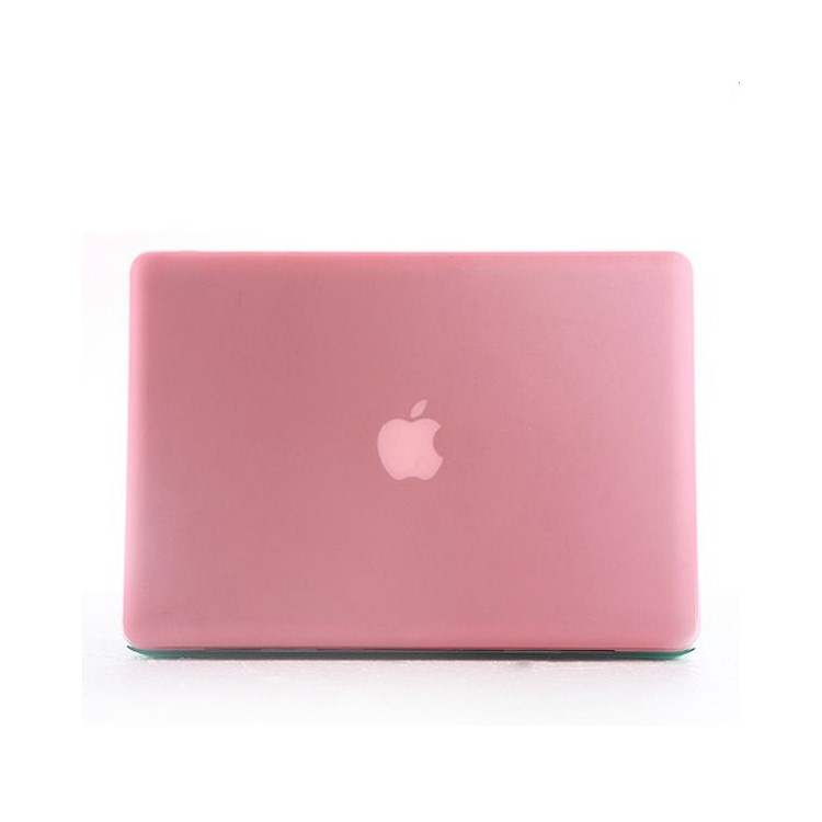 ENKAY Matte Plastic Front & Back Cover for Macbook Air 13.3 Inch w/ TPU Key Board Protector + Anti-dust Plugs - Pink-3