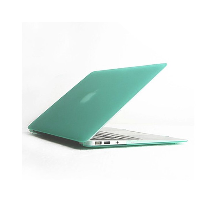 ENKAY Matte Kunststoff Front Back Cover für Macbook Air 13,3 Zoll mit TPU Key Board Beschützer + anti-Staub Zapfen - Grün-2