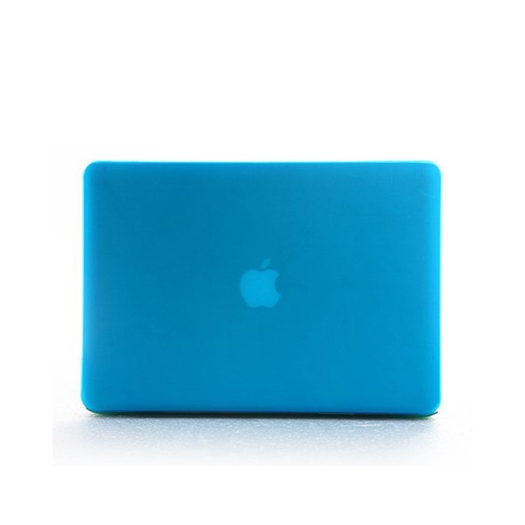 ENKAY Matte Plastic Front & Back Cover for Macbook Air 13.3 Inch w/ TPU Key Board Protector + Anti-dust Plugs - Light Blue-3